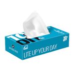 10on Lite Soft Facial Tissues - Large Size - 2 Ply Napkin, 100 Pulls,Size 20 x 19 cms