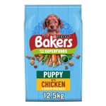 Bakers Puppy Dry Dog Food Chicken & Veg 12.5kg