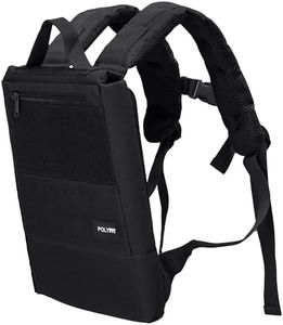 Polyfit Rucking Backpack 2.0 - Weighted Ruck Pack for Weight Plates - Patent Pending Side-Loading Rucksack for Walking, Running, Rucking, Strength and Endurance Training - Black