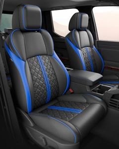 RIDEPOSH Custom Leather Seat Covers for Toyota Tacoma Double Cab 2024-2026