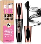 4D Silk Fiber Lash Black Mascara, Longer & Thicker Lashes, Waterproof, Clump-Free, Long-Lasting, Smudge-proof, Hypoallergenic, All Day Luxurious Looking Lashes