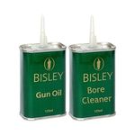 Bisley GUN OIL & BORE CLEANER Scrubber Solvent Rifle/Shotgun Cleaning Gun Kit