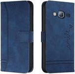 Lihondar Compatible with Samsung Galaxy J2 Prime / G530 Case, Samsung J2 Prime / G530 Case Wallet, PU Leather Folio Flip Cover with Card Holder Magnetic Closure Kickstand Phone Case Cover (Blue)