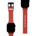 URBAN ARMOR GEAR UAG Compatible with Apple Watch Band 49/45/44/42mm for iWatch Series Ultra 2/9/Ultra/SE2/8/1-7/SE Scout Rust (New Edition) Slim Sweatproof Adjustable Silicone Replacement Strap