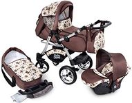 GaGaDumi Urbano pram with car seat Included Travel System (U2-Old Forest)