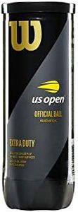 WILSON US Open Tennis Balls - Extra Duty, Single Can (3 Balls)