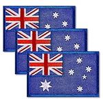 ZXvZYT 3 Pack Australia Flag Embroi