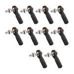 uxcell 10 Pcs M2 2.0xL19mm Lever Steering Linkage Tie Rod End Ball Head End with Screws and Nut for RC Car Helicopter