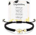 High School Graduation Gifts for Her, Class of 2024 Gifts Initial Bracelet College Graduation Gifts for Her Girls Women Sister Bestie Friends Letter E Bracelets