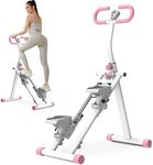 Stair Stepper for Home-Upgrade Vertical Climber Workout Machine for Full-Body Exercise Climber Fitness Equipment with Stable Frame Adjustable Handlebar-Pink