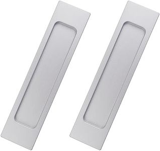 MOROBOR Finger Flush Pulls for Closet Pocket-Sliding Barn Door Handle, 2pcs Sliding Barn Door Handle Recessed Finger Pull for Sliding Barn Door, Closet, Pocket Door/150mm