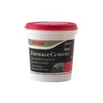 Rutland Furnace Cement Cartridge, 1/2-Pint, Black