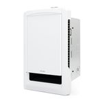 Stelpro Sonoma Fan Style Wall Heater - 1500W / 120V - 12 7/16″ H × 9 1/16″ W - Minimalist Design - Quiet Comfort, Fast Heat - Built-in Electronic Thermostat - White