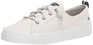 Sperry Top-Sider Crest Vibe Sneaker Women 9 Linen White