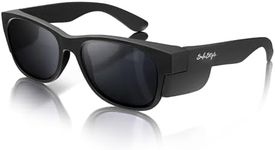 SafeStyle Classics Matte Black Frame Polarized Lens Safety Glasses