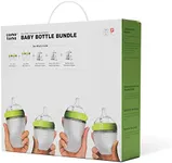 Comotomo Baby Bottle Bundle, Green,