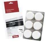 Miele Descaling Tablets for Coffee Machines, Steam Ovens, FashionMaster, Ovens and Cookers, Pack of 6