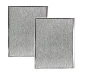 2-PACK Air Filter Factory 13.875 X 15.125 X .375 Inch Range Hood Aluminum Grease Filters