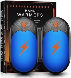 Hand Warmers Rechargeable 2 Pack, Portable Magnetic Electric Hand Warmer, Wolf-Shape Reusable Pocket Heater Up to 24 Hrs, Winter Gifts for Camping, Hunting, Fishing, Christmas