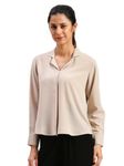 Women's Regular Fit Cotton Blend Shirts (RCT-Mango-m-bzr)