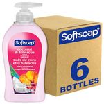 Softsoap Hydrating Liquid Hand Soap, Coconut & Hibiscus - 11.25 Fluid Ounce, 6 pack