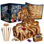 Dr. Daz Jumbo Pirate Excavation Kit for Kids – Pirate Toys – Dig up 12 Pirate Treasures, Gemstones, Gold Coins – Great Birthday Party Supplies, Gifts Idea for Boys & Girls