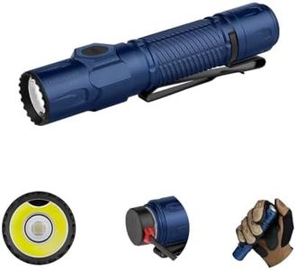 OLIGHT Warrior Ultra Taktische Taschenlampe 2500 Lumen, kompaktes, wiederaufladbares, helles Licht mit Annäherungssensor, geeignet für Notfall, Outdoor, Jagd, Suche (Navy Blue)