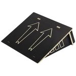 MYOYAY Bicycle Riding Ramp Skateboard Ramp Scooter Ramp Skate Ramp BMX Ramp Car Ramp Bike Ramp for Kids Outdoor Cycling Exercises - Single Board Ramp