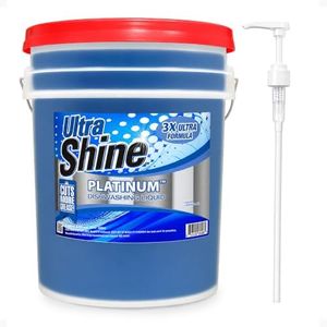 Ultra Shine 3X Platinum Concentrated Liquid Dish Soap, 5 Gallon Bucket