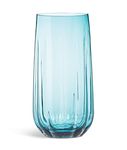 Pasabahce Workshop Linka Color Water Juice Long Drink Glass - Set of 6 (500 ml,Turquoise)