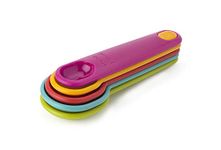 Joie Kitchen Gadgets 26799 Measuring Spoons, Plastic, Multicolor, 5 Count