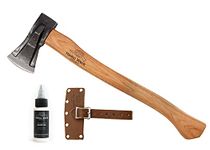 1844 Helko Werk Germany Traditional Mini Spalter - Made in Germany Compact Splitting Axe, Small Wood Splitting Hatchet - Head 2-1/2 lbs, Handle 20 in. (Mini Spalter) #13511