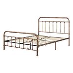 South Shore Furniture South Shore Prairie Metal Queen Platform Bed