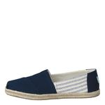 TOMS Navy Dye Stripe Sustainable Espadrilles-UK 3