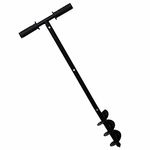 Manual Hand Earth Auger Fence Post Drill Soil Digger Hole Borer Digger 4" 6" 8" (1, 4" (100mm))