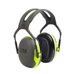3M PELTOR Earmuffs, Hi-Viz, Headband, X4A