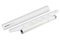 Isomars Rolling Ruler with 12 Inch Scale For Drawing and Drafting