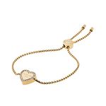 Michael Kors Michael Kors Logo Gold-Tone Slider Bangle Bracelet