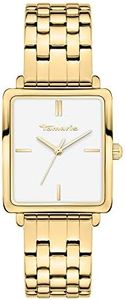 Tamaris Damen Analog Quarz Uhr mit Edelstahl Armband TT-0013-MQ