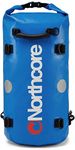 Northcore Surfing and Watersports Accessories - Dry Bag 40L 40 Litre Capacity Backpack Rucksack Bag - Blue - Waterproof