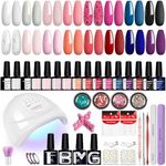 Gel Nail Polish Set with Lamp Start