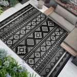 Famibay Outdoor Rugs Waterproof Large Outdoor Patio Garden Rug Reversible Mat Portable Camping Rug Outdoor Carpet for Balcony Deck Backyard Porch Beach BBQ