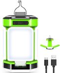 Camping Lantern, BICKON 60 LEDs Ultra Bright & 25H Battery Life Camping Lights Rechargeable, 5 Lighting Modes 15%~100% Brightness Adjustable Tent Lights for Camping, Emergency, Fishing, Garden, Hiking