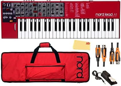 Nord NLEAD1 Analog Modeling Synthesizer with Nord Soft Case, 2 MIDI Cables, Sustain Pedal, and Austin Bazaar Polishing Cloth