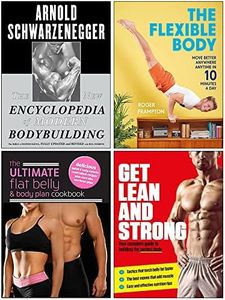 La nueva enciclopedia del culturismo moderno, el cuerpo flexible, el libro de cocina definitivo para un vientre plano y un plan corporal, conjunto de colección de 4 libros para adelgazar y fortalecer