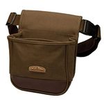 UNCLE MIKE'S Deluxe Canvas Shell Pouch (Brown, One Size)