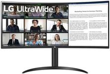 LG 34WR55QC-B - 34'' UltraWide QHD Curved Monitor with USB Type-C™