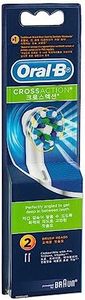 Oral-B Cross Action Replacement Electric Toothbrush Heads Refills, 2 Pack