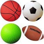 AppleRound Pack of 4 Sports Balls w