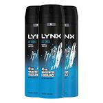 3 Pack of Lynx 48H Fresh Ice Chill with Frozen Mint and Lemon Deodorant Body spray 200ml